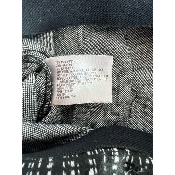 Worthington Modern Knit Black and White Short Skirt Size XL - Picture 6 of 7